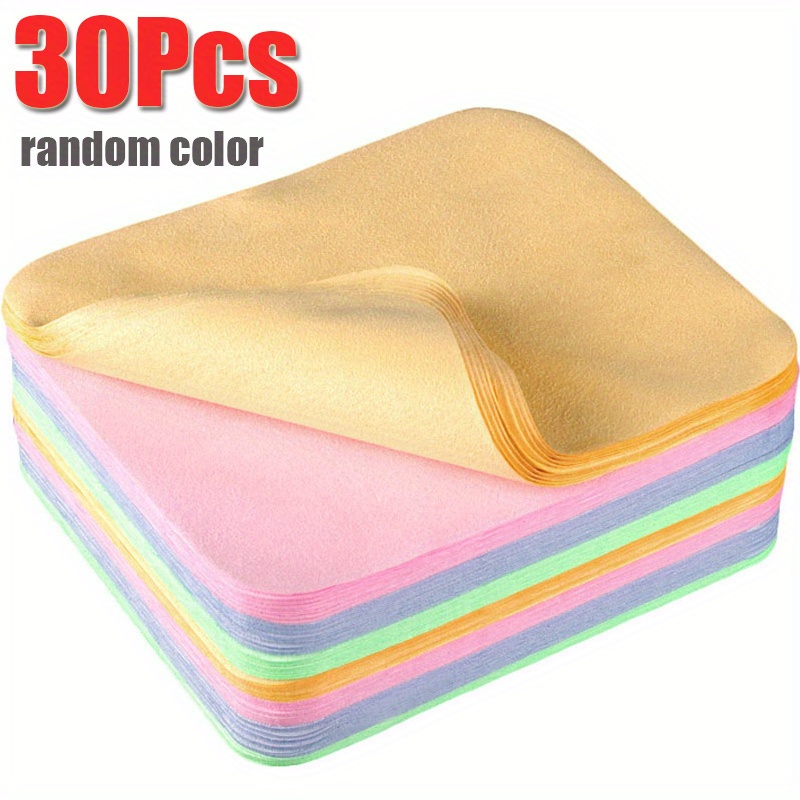 5pcs/pack Lentes Colores Gafas Paño Microfibra Gamuza Pelusa - Temu