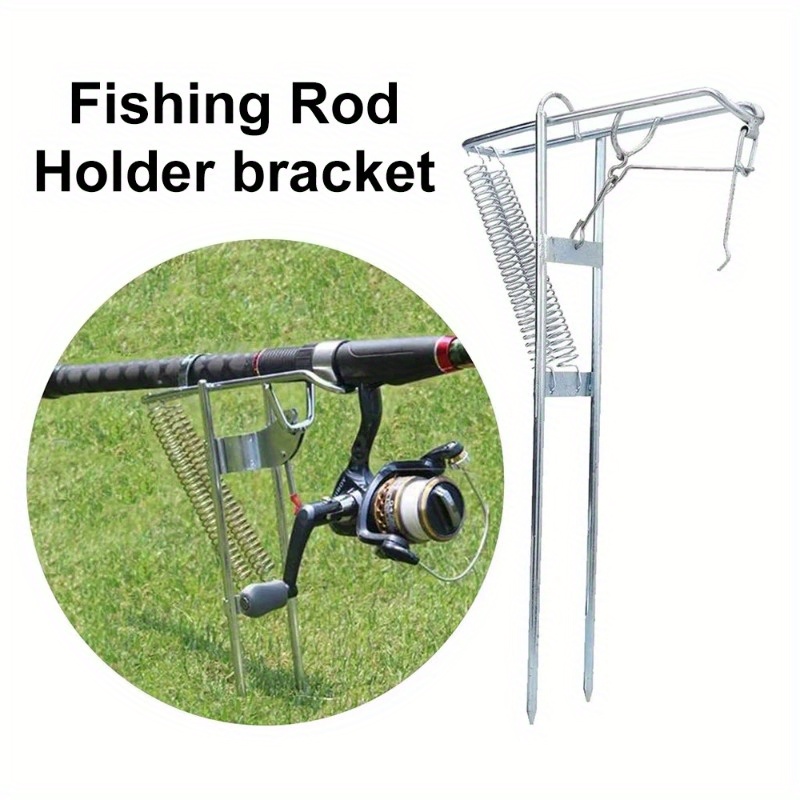 Fishing Pole Tripod Bracket, Aluminum Alloy Portable Folding Fishing Rod  Tripod Stand for Outdoor