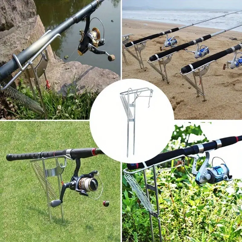 Aluminum Alloy Fishing Rod Holder Automatic Support Fishing - Temu Canada