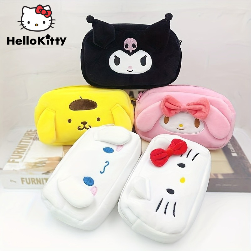 Hello Kitty Y2k Cinnamoroll Melody Kuromi Pencil Case - Temu