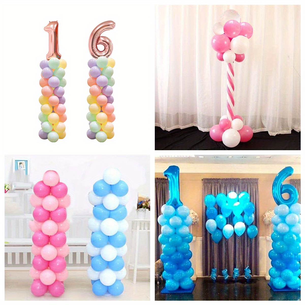 2sets, Balloon Stand Kit, Balloon Hold Stander, Balloon Accessories,  Prefect For Wedding, Christmas, Thanksgiving, Spring Festival, Birthday  Party Dec