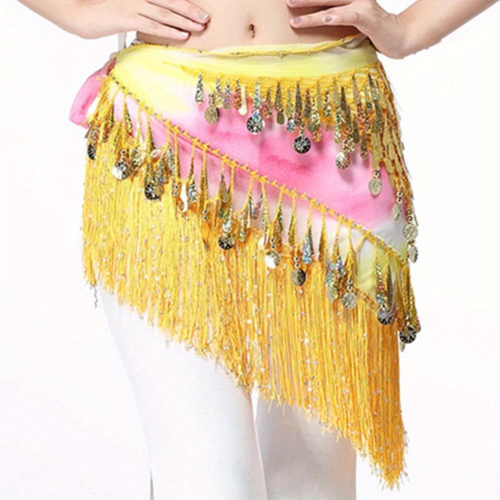 Ceinture écharpe de danse orientale en différentes couleurs pour femme