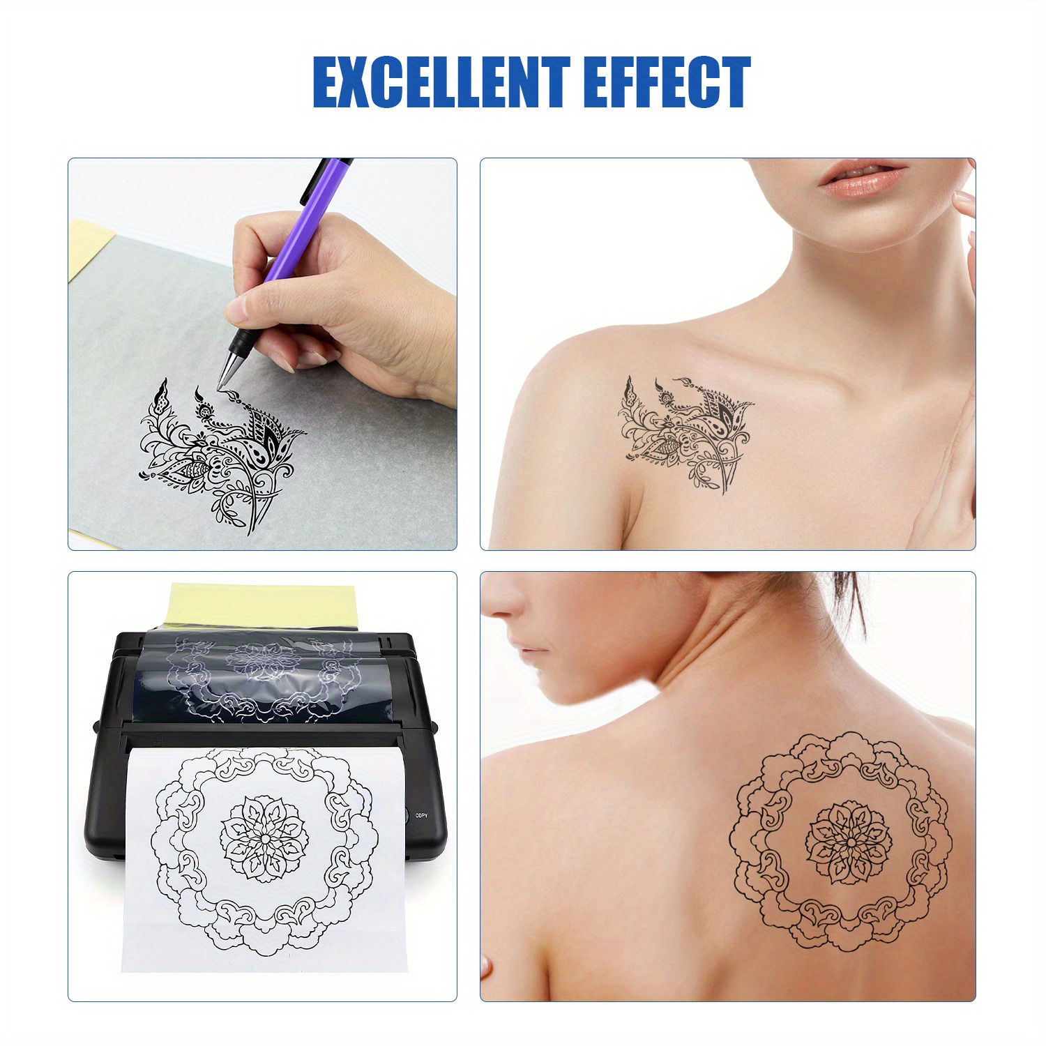 Tattoo Transfer Paper Hot Paper A4 Size Tattoo Printing - Temu