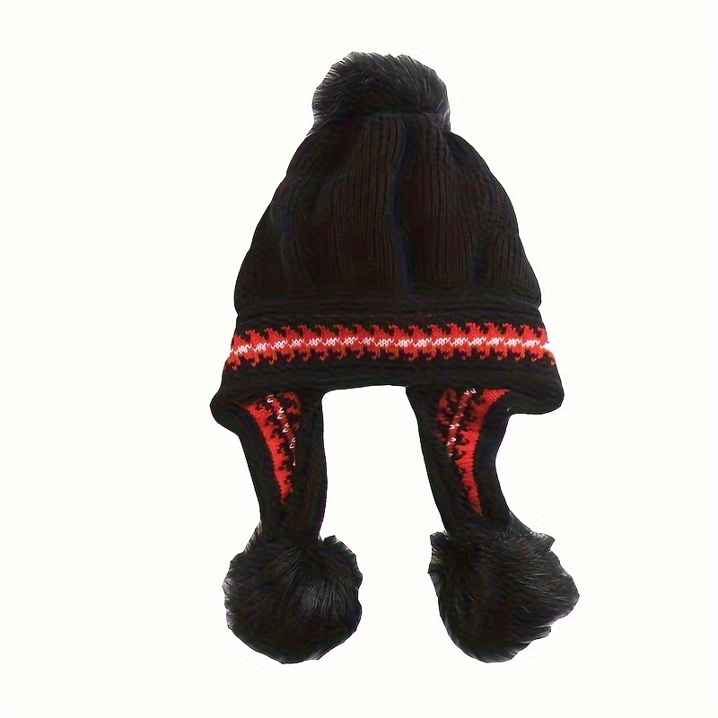 Kids Cartoon Ear Protection Beanie Hat for Winter