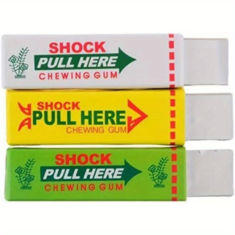 Electric Shock Joke Chewing Gum Get Ready Shock Friends - Temu