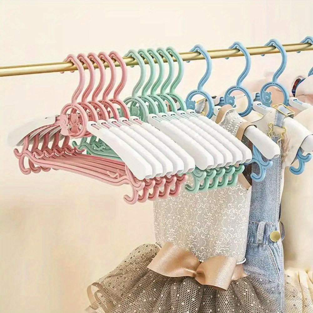 

10pcs Excellent Hanger Non Slip Storage Space Saving Small Hangers For Wet Clothes, For Cloth Shop Use