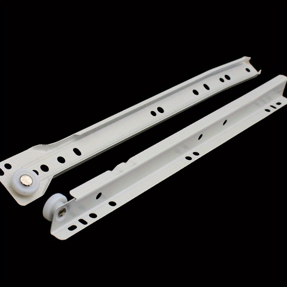 Mute Two Section Drawer Track Slides Cabinet Rails - Temu