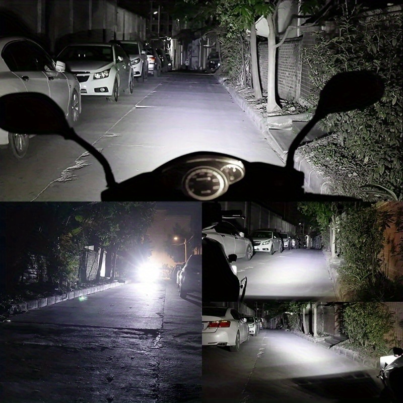 Phare de moto Cadre Lumières Couvrent Scooter Lampe Frontale