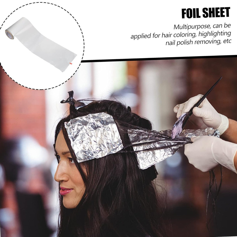 Colorful Embossed Roll Aluminum Foil, Hair Foils for Highlighting