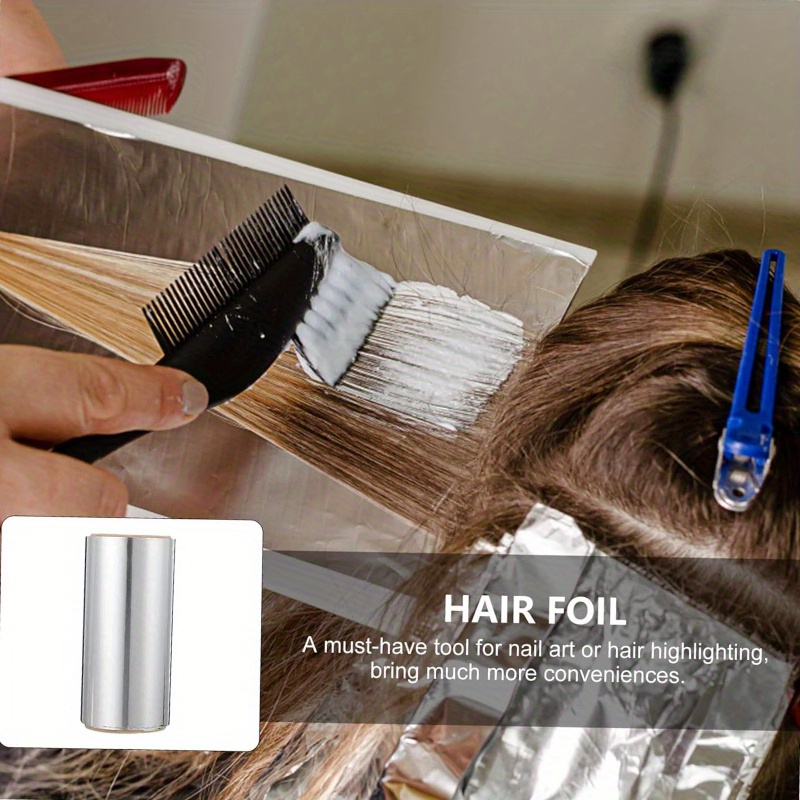 Tin Foil, Aluminum Foil, Professional Embossed Aluminum Foil Paper,  Hairdressing Tin Foil, Suitable For Bleaching Hair
