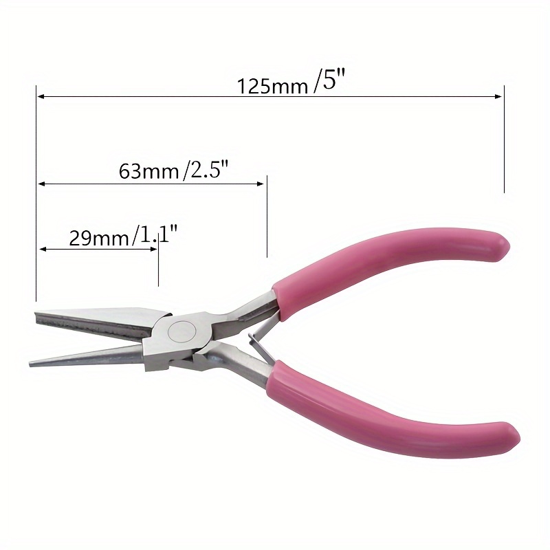 Nylon Jaw Pliers Carbon Steel Nose Plier For Jewelry Bending