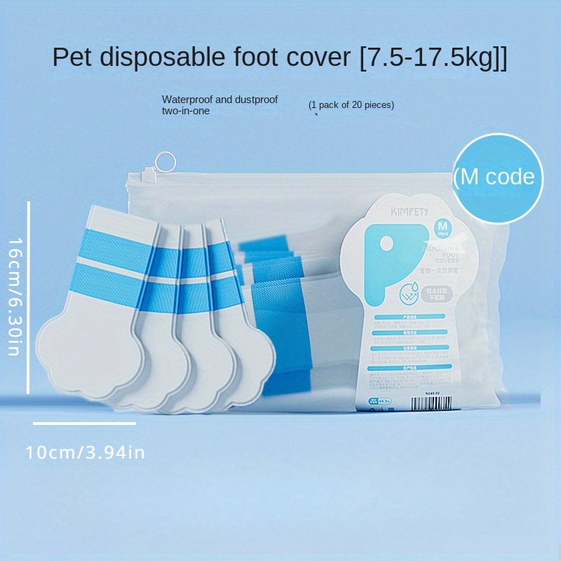 4 pz/set scarpe da spiaggia per cani antiscivolo calzini invisibili  tappetino monouso per piedi per animali domestici per cani di taglia  piccola e media prodotti per cuccioli di mascotas