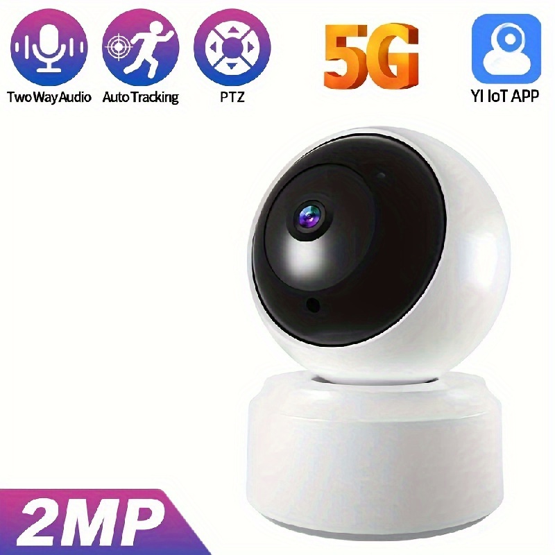 EVKVO 4K 6MP 165° Wide Angel WiFi Camera 2.4Ghz Wireless - Temu