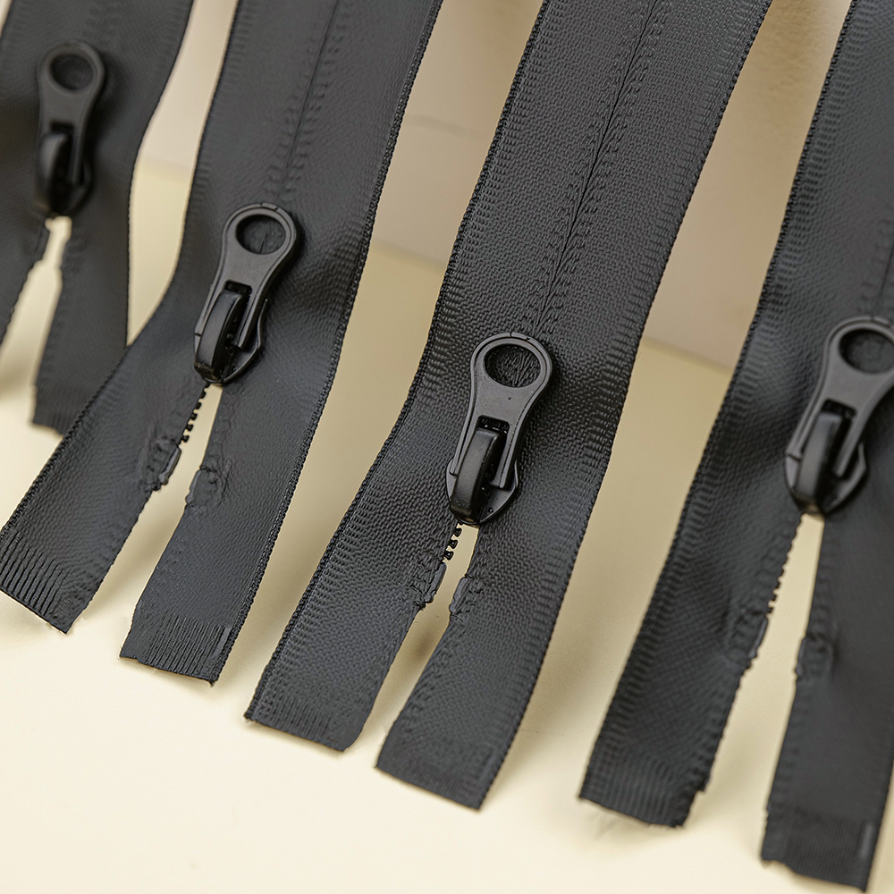 5# Waterproof Zippers Black Invisible Nylon Coil Zipper For - Temu