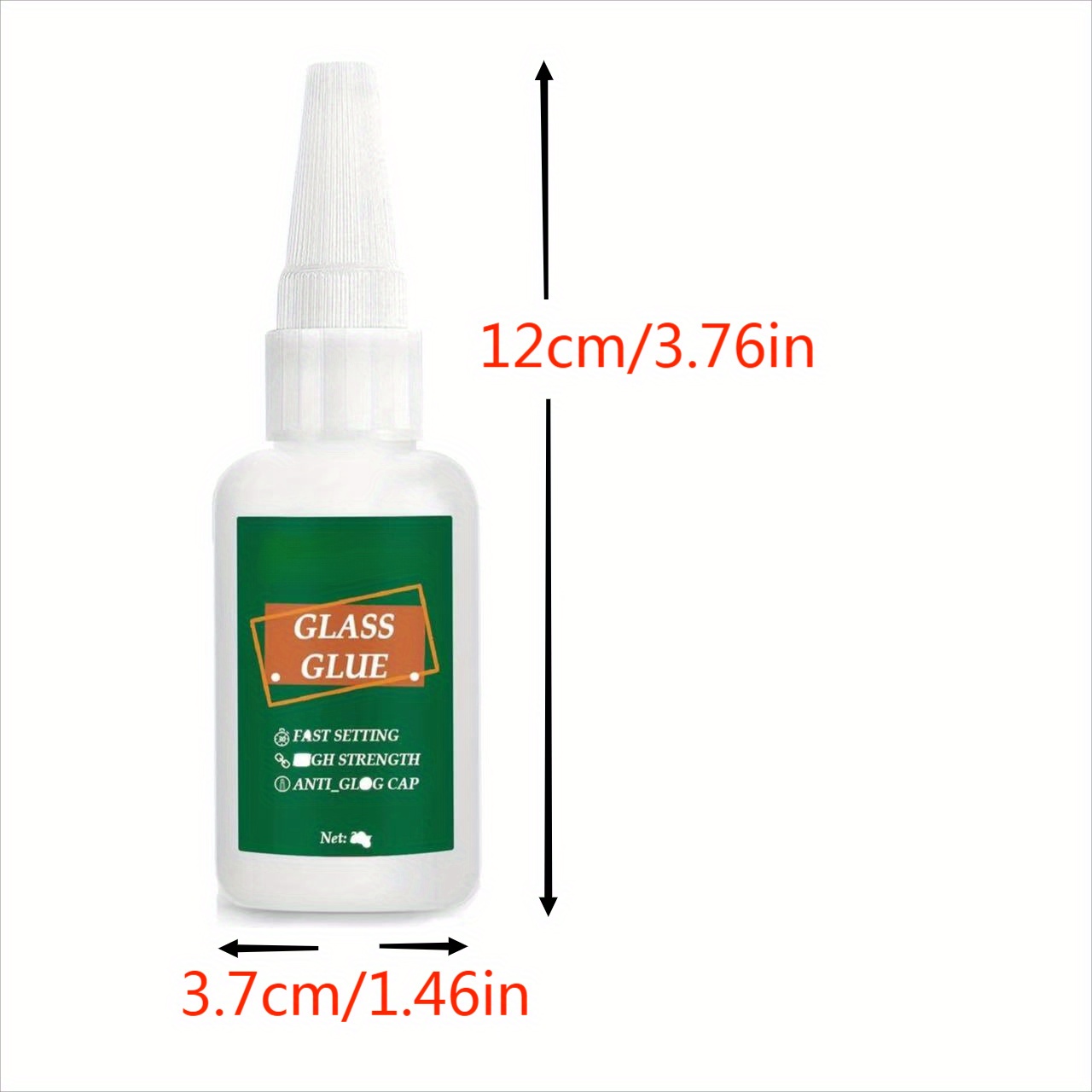Glass Glue, 30g Clear Waterproof Acrylic Glue, Glass to Glass Glue for  Bonding Glass.Instant Super Glue for Glass,Acrylic,Glasses,Crystal,DIY