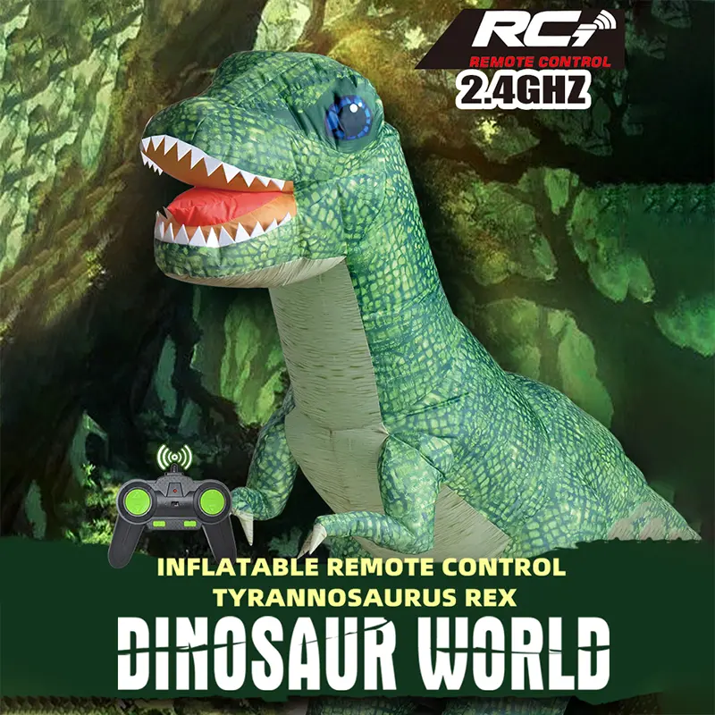 LH D018 Dinosaure Télécommandé Gonflable Tyrannosaurus Rex - Temu
