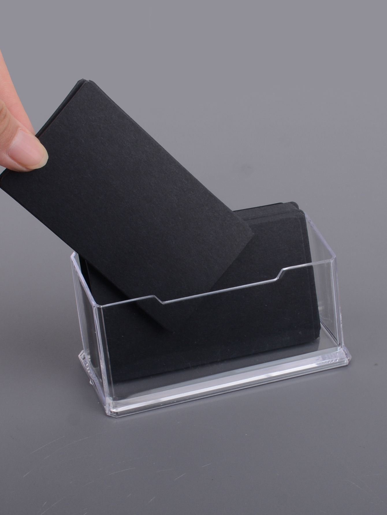 Business Card Display Stand Business Card Holder Logo - Temu