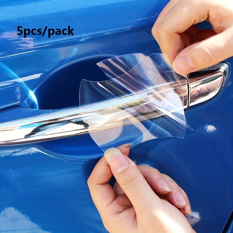 8pcs transparente klare Auto Tür Griff Auto Knopf Kratzschutz Hohe Qualität
