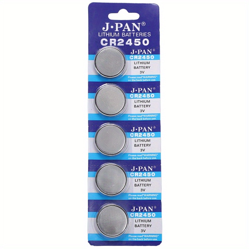 Cr2450 3v Lithium Battery In Coin Button Cell Batteries - Temu