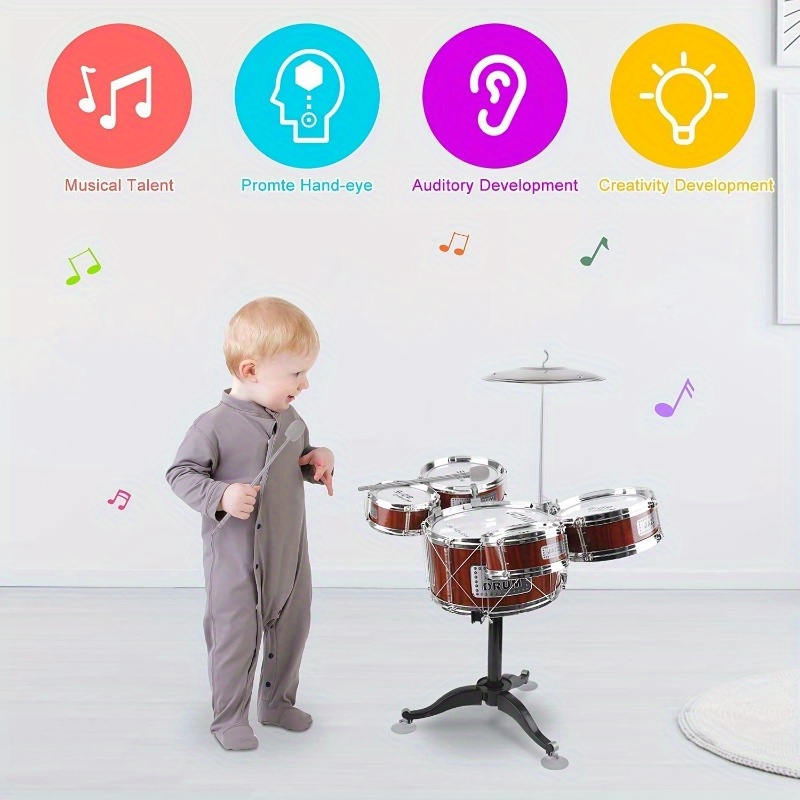 Ensemble de batterie de Jazz pour tout-petits, jouets d