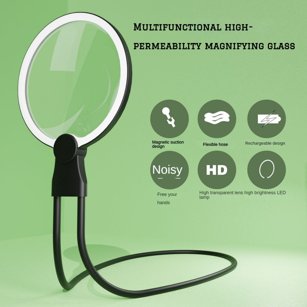 Hands Free Magnifying Glass For Close Work 5x Neck Wear - Temu