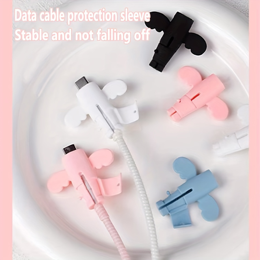 4 Piezas Protector De Cable USB Protector De Cargador - Temu