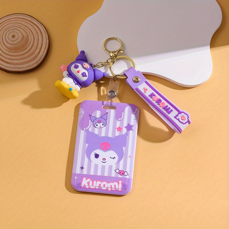 Anime Card Cover Buckle Bracelet Keychain Kawaii - Temu