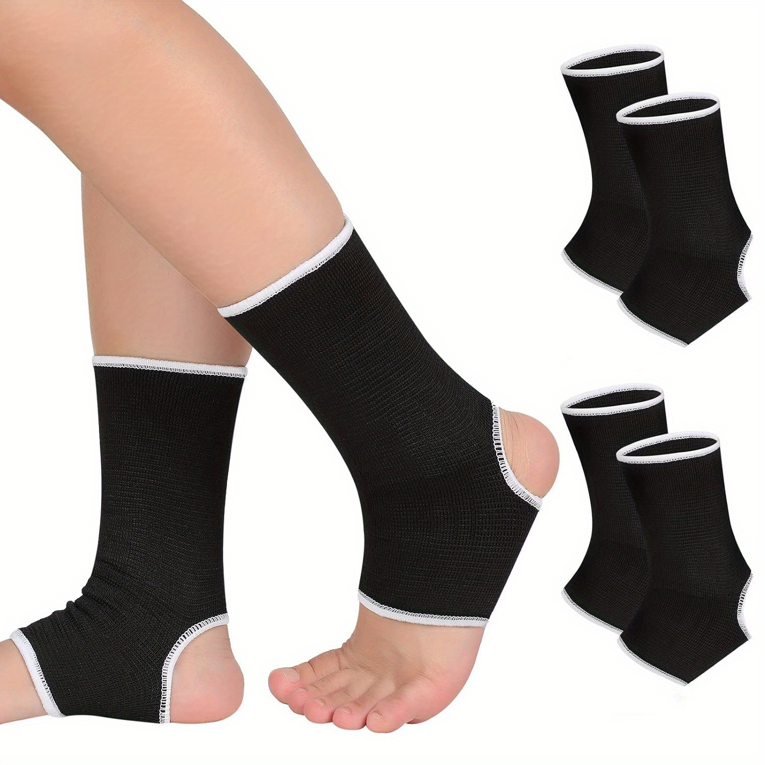 Compression Ankle Brace Elastic Ankle Support Ankle Sleeve - Temu Canada