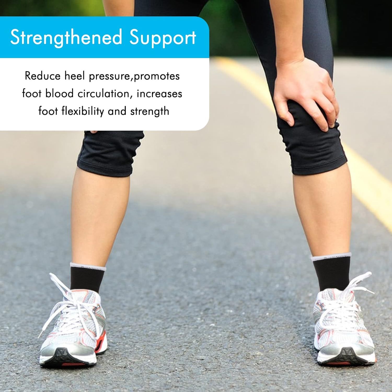 popular breathable compression ankle brace elastic ankle support sleeve and sock knitted hand wash only 1 pair details 1