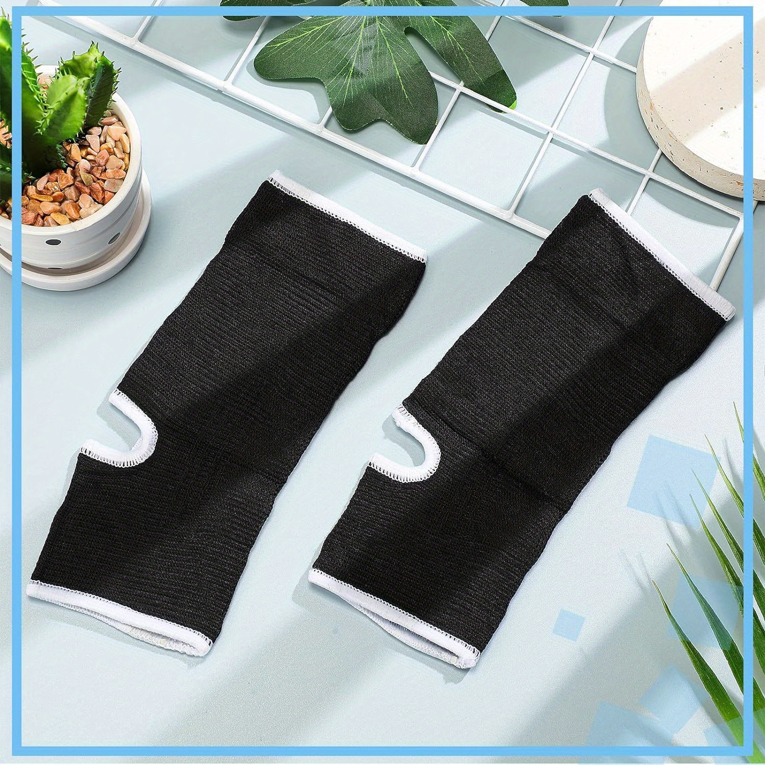 popular breathable compression ankle brace elastic ankle support sleeve and sock knitted hand wash only 1 pair details 5