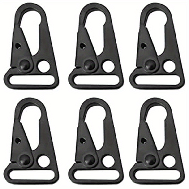 6pcs Metal Sling Clips, Snap Hooks Heavy Duty HK Clips Universal Paracord  Clips