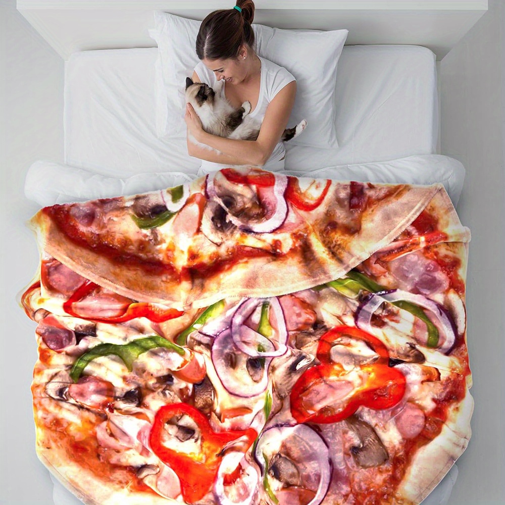 Colorful Stars Fun Pizza Blanket For Kids Boys And Girls - Temu