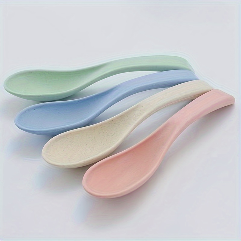 Plastic Food Grade Spoons Exquisite Pattern Symbols Plastic - Temu