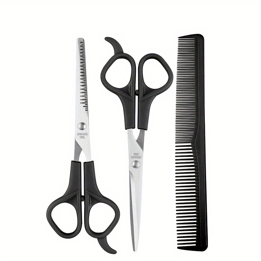 2pcs/3pcs Hairdressing Scissors, Hair Cutting Scsissors, Hair Thinning  Shears, Hair Styling Comb, Hairdresser Scissors Styling Tools