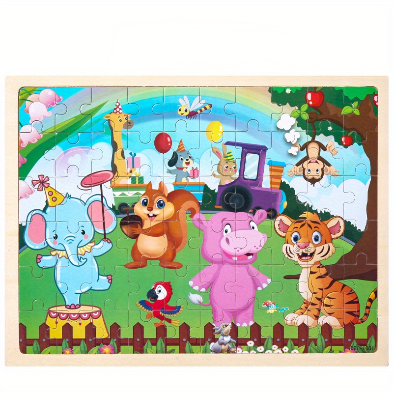 Puzzle in legno per bambini, giocattoli per lo sviluppo precoce per bambini  di 1-5 anni, ogni puzzle contiene 4-5 pezzi: coccinella, auto, ape,  escavatore, farfalla, tartaruga, orsacchiotto - Temu Italy