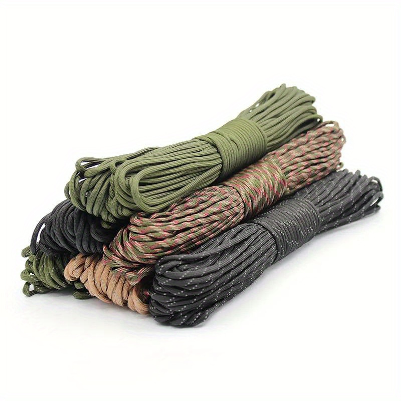 7 Cores 550 Paracord Cord, Dia. Parachute Lanyard For Outdoor