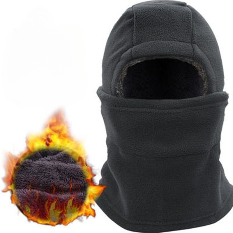 Winter Outdoor Warm Mask Motorcycle Windproof Head Cover Mask Earmuffs Plus Wool Thickened Warm Windproof Cold