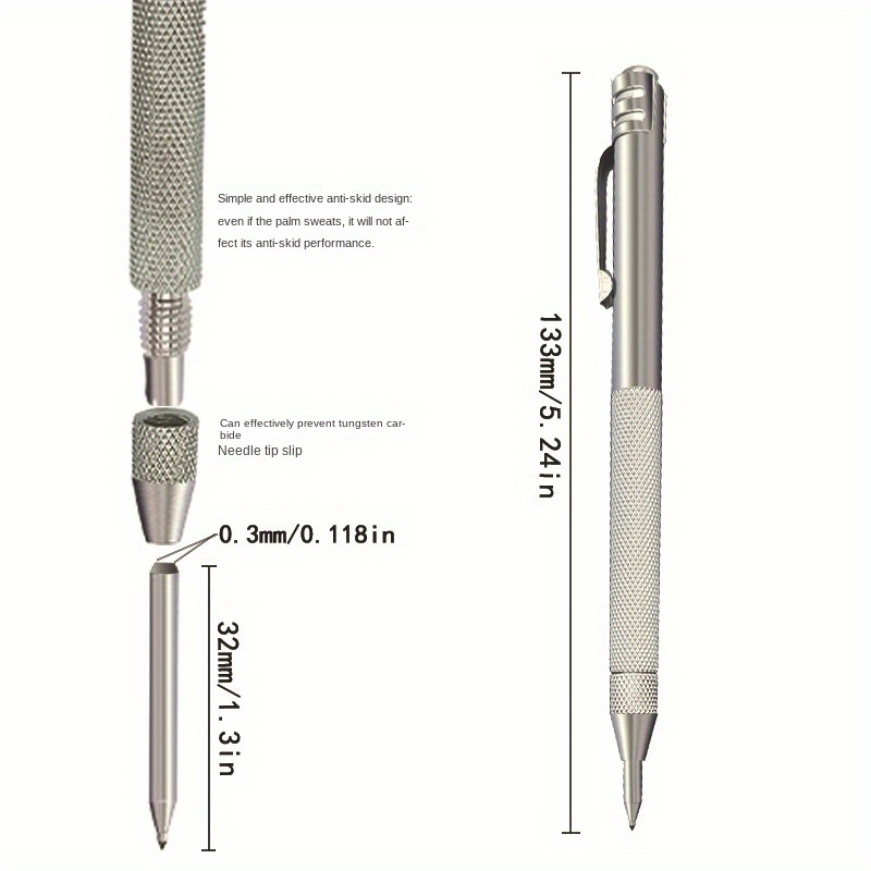 Interchangeable Pointed Magnetic Marking Tool Tungsten - Temu