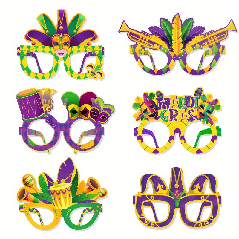 1pc Marco Gafas Carnaval Gafas Fiesta Decorativas Disfraz - Temu Spain