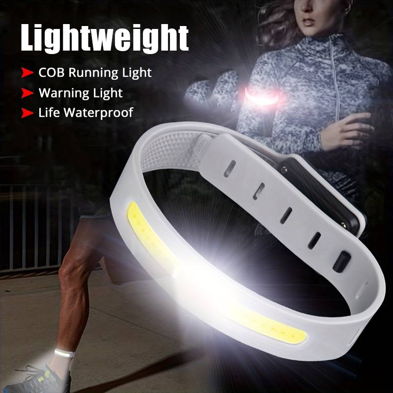 Running Light, 2Pack Clip On Running Lights for Runners at Night 4 Light  Modes USB Rechargeable LED Lights Wearable Small Lightweight Jogging Lights
