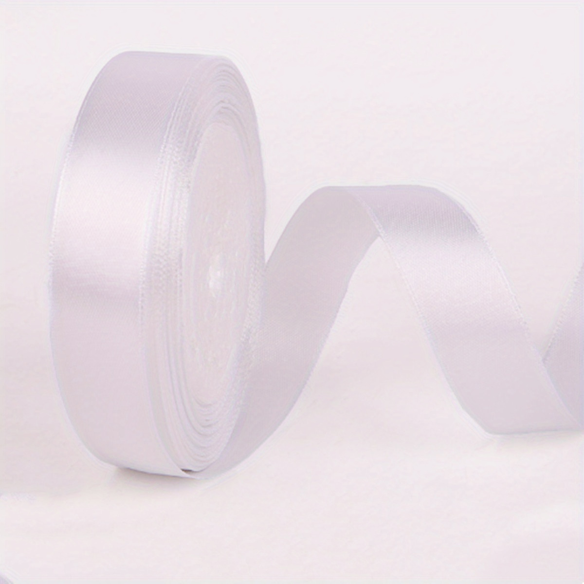 Silk ribbon 2 cm, white