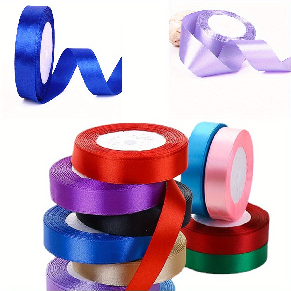 24 Yards Width Long Satin Ribbon Ribbon Silk Ribbon Weaving - Temu