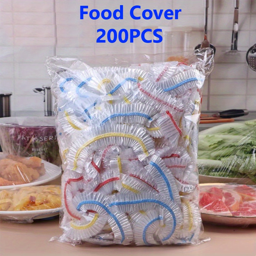 100pcs Food Bowl Protective Covers, Stretchable Food Cover, Suitable For  Different Sizes 2-9.5 Inches Bowls And Plates