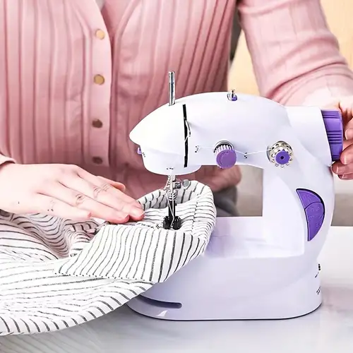 Mini Sewing Machine For Beginner Dual Speed Portable Machine - Temu