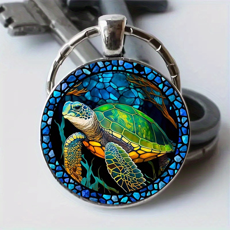 Five Color Turtle Awesome Keychain for Men, Creative Gift for Men,Men Gifts Ideas,Temu