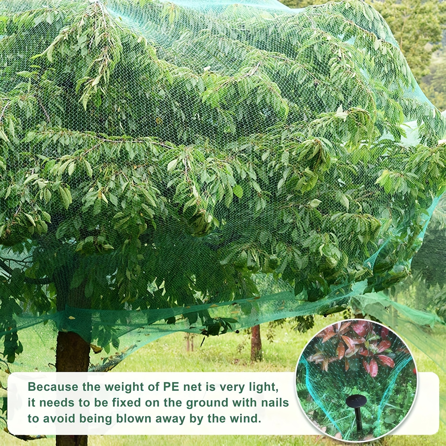 Reusable Bird Netting Protect Garden Plants Fruit Trees - Temu