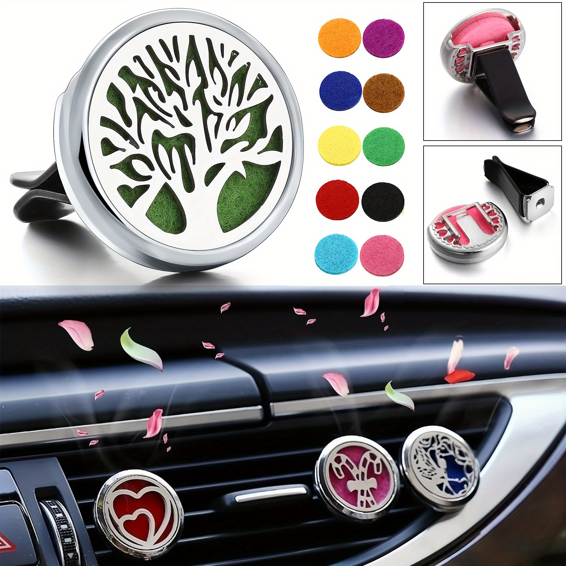 Refillable Car Air Freshener Perfume Diffuser Clip Auto Air - Temu