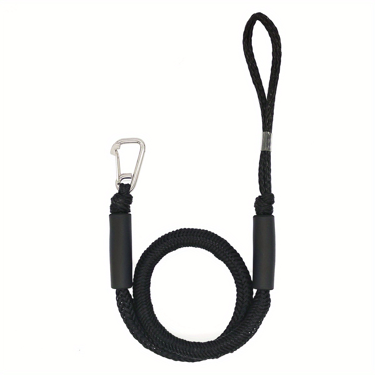 1.2m Canoe Kayak Surfing Boat Paddle Leash Clip Safety Fishing Rod Tether  Holder Lanyard Bungee Shock Cord Hook Tie Down Rope