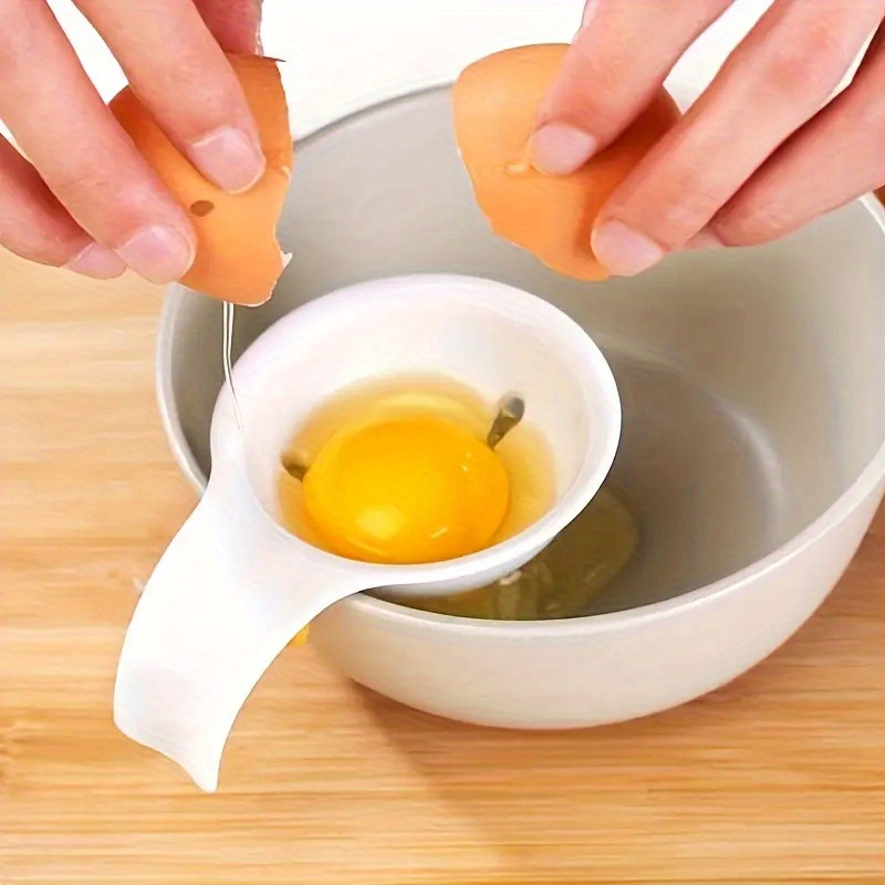 Egg Separator Gadget Egg Yolk White Separator Holder Sieve Funny Divider Kitchen  Tools And Gadgets For