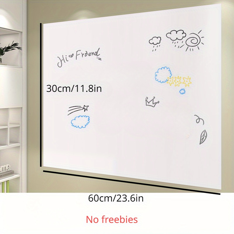 Electrostatic Whiteboard Wall Stickers, Household Removable Not Hurt The  Wall, Doodle Painting Drawing Board Whiteboard Writing Board, Whiteboard  Stic